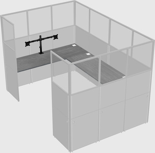 Cabine en u