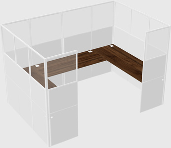 Cabine en u