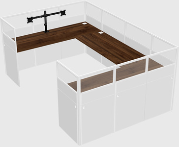 Cabine en u