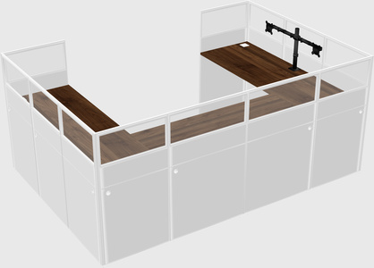 Cabine en u