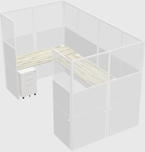 Cabine en u