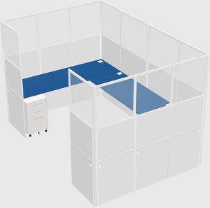 Cabine en u