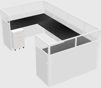 Cabine en u