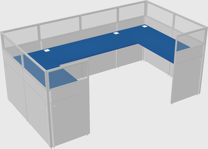 Cabine en u