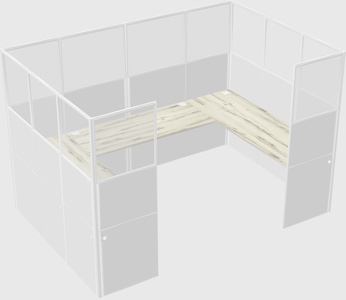 Cabine en u