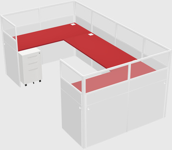 Cabine en u