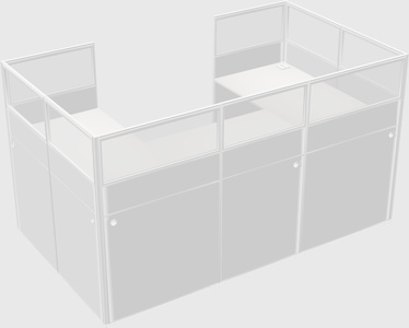 Cabine en u