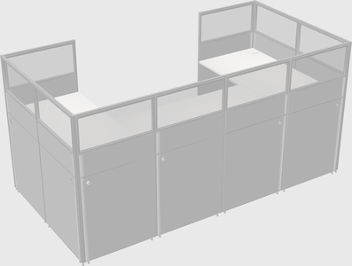 Cabine en u