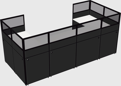 Cabine en u