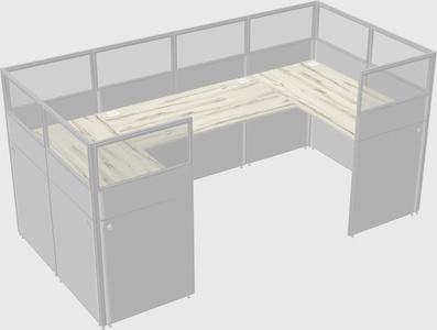 Cabine en u
