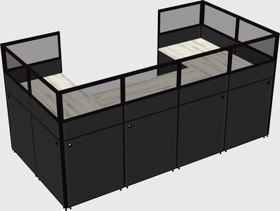 Cabine en u
