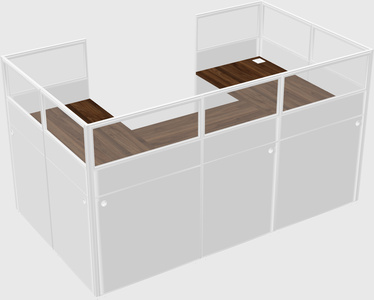 Cabine en u