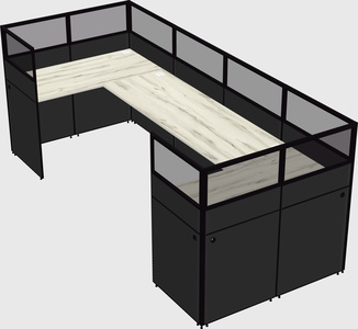 Cabine en u