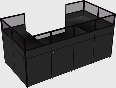 Cabine en u