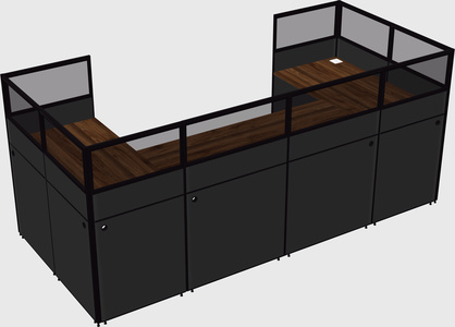 Cabine en u