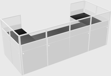 Cabine en u