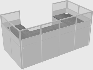 Cabine en u