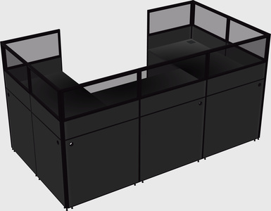 Cabine en u