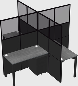 Quad office cubicles