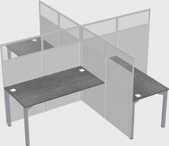 Quad office cubicles