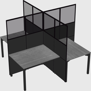 Quad office cubicles