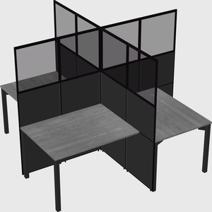 Quad office cubicles