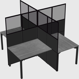 Quad office cubicles