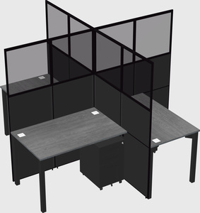 Quad office cubicles