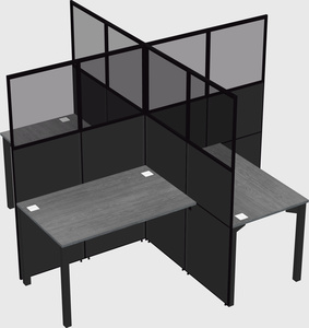 Quad office cubicles