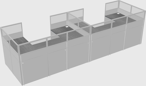Cabine en u