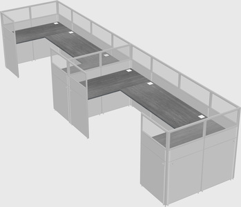 Cabine en u