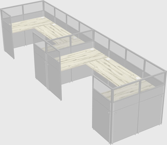Cabine en u
