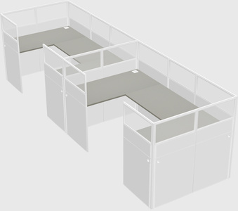 Cabine en u