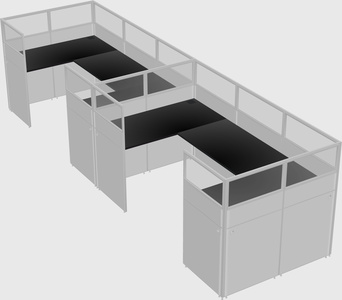 Cabine en u