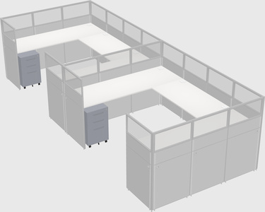 Cabine en u
