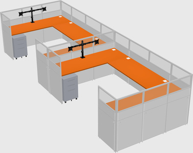 Cabine en u