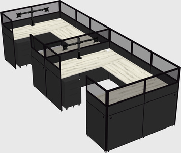 Cabine en u