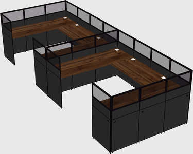 Cabine en u