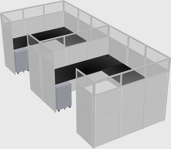 Cabine en u