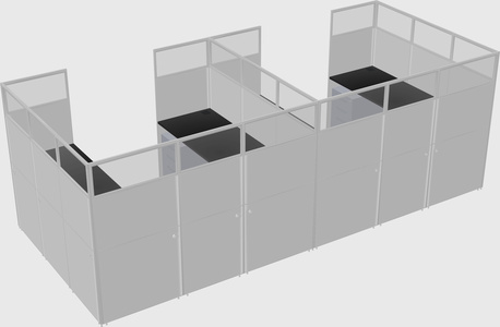 Cabine en u