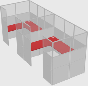 Cabine en u