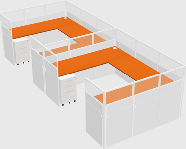 Cabine en u