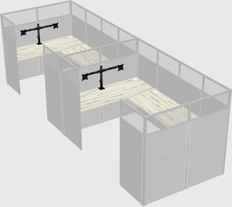 Cabine en u
