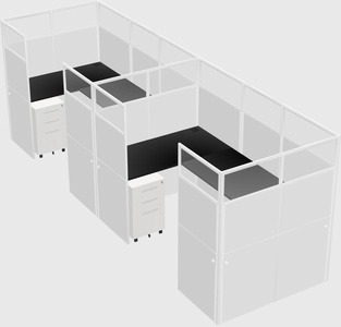 Cabine en u