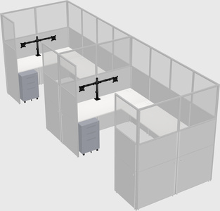 Cabine en u