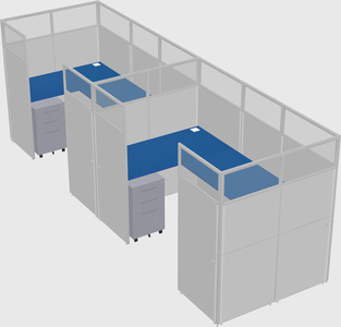 Cabine en u