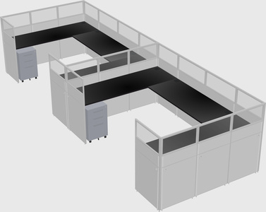 Cabine en u