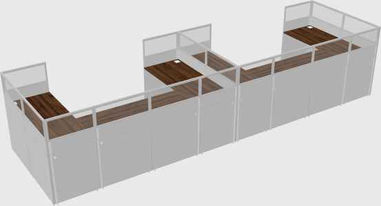 Cabine en u