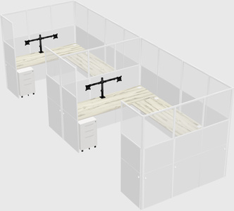 Cabine en u
