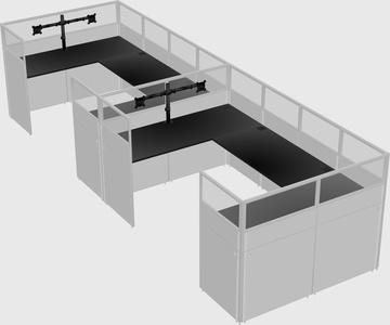 Cabine en u